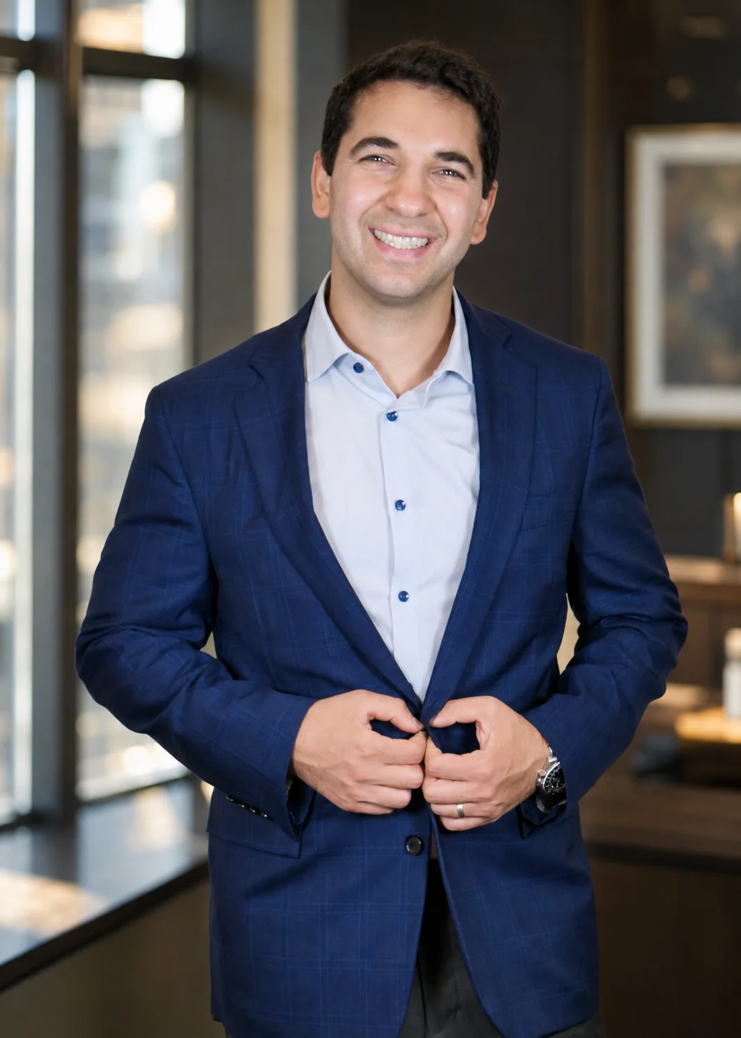 Yair Klyman co-founder of Klyman Financial in office